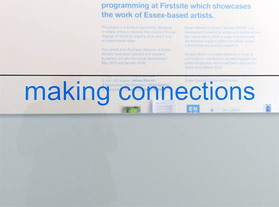 Philip Bradshaw, Installation view, That's Not What I Meant, Firstsite, Colchester, 2015, the garden looks nice